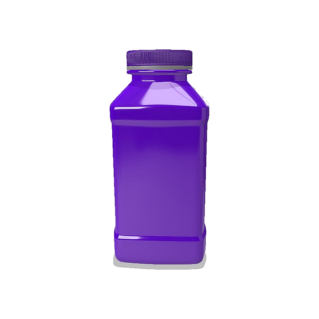 purple bottle